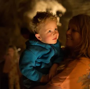 Family fun weekend underground